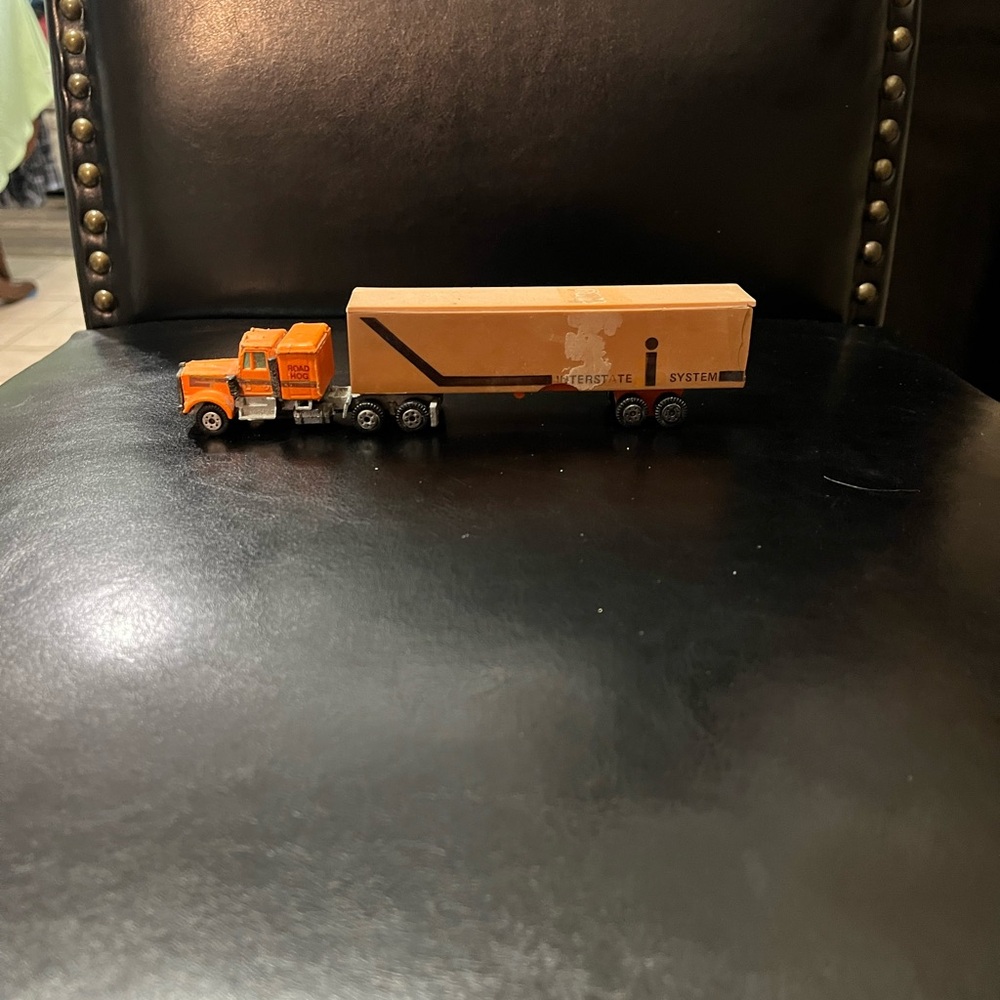 Vintage Interstate System Toy
Semi Truck and Trailer